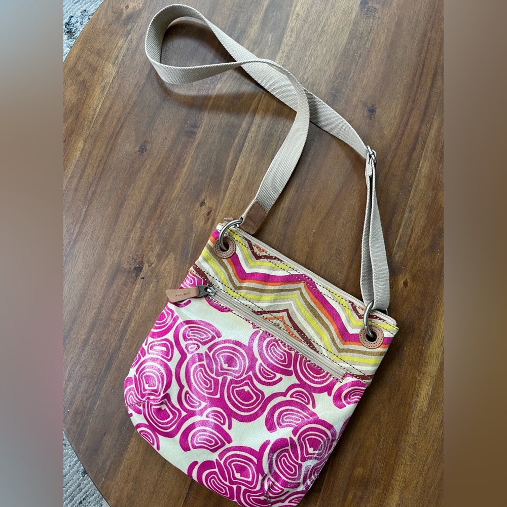 Fossil Coated Canvas Bag